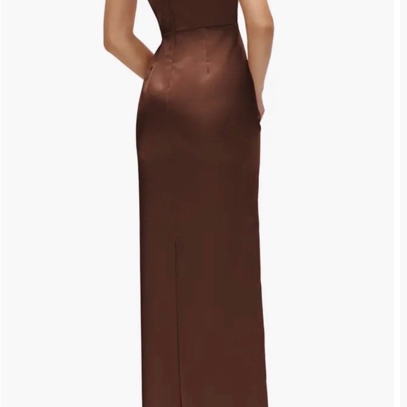 After Six Chocolate Brown Maxi Dress - Picture 2 of 6
